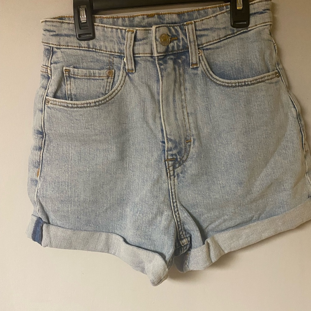 H&M Light Blue Denim Women Shorts